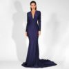 Lily Blue evening gown