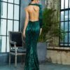 Paloma Green Sequin Gown 5