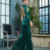 Paloma Green sequin gown 4