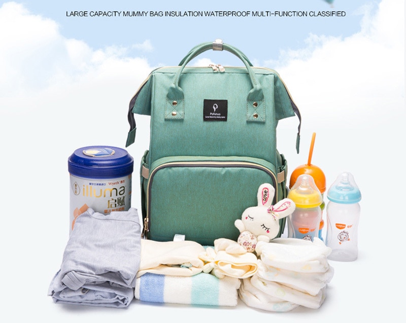 large capacity diaper backpack