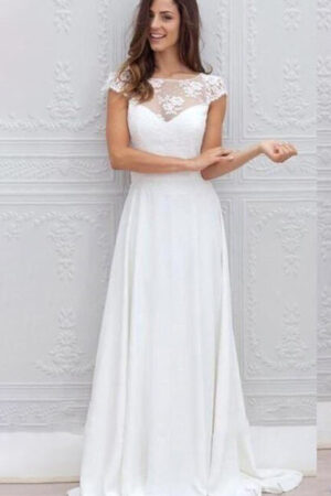 LORIE-Semplice-Boho-Abito-Da-Sposa-Spiaggia-2019-Abito-da-sposa-Al-Largo-Della-Spalla-Abito
